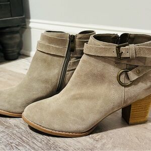 Blair Taupe Ankle Booties